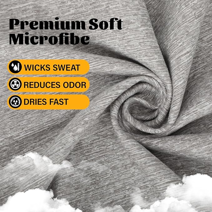 12 Pack Gym Towels Microfiber Fast Drying Men Women Workout Gear for Fitness Yoga Exercise Tennis Quick Dry Towel for Outdoor Running Riding Jogging Hiking Camping Fishing