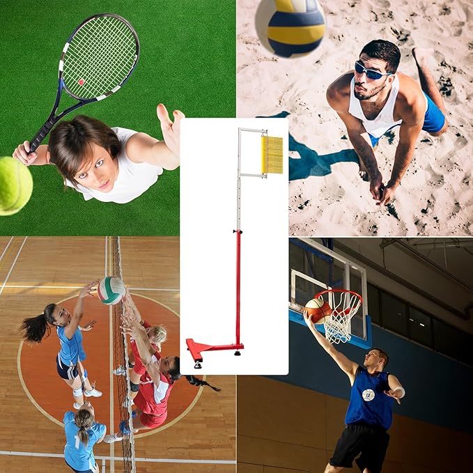 5.9-11.8 FT Jump Measurement Tester, Floor Mounted Vertical Jump Measuring Device, Vertical Jumping Measurement Tool for Volleyball Slam Dunk Jump Training Aid