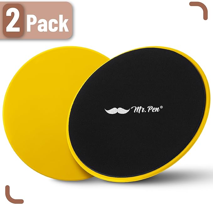 Mr. Pen Core Sliders for Working Out - 2 Pack Dual Sided Workout Sliders Discs