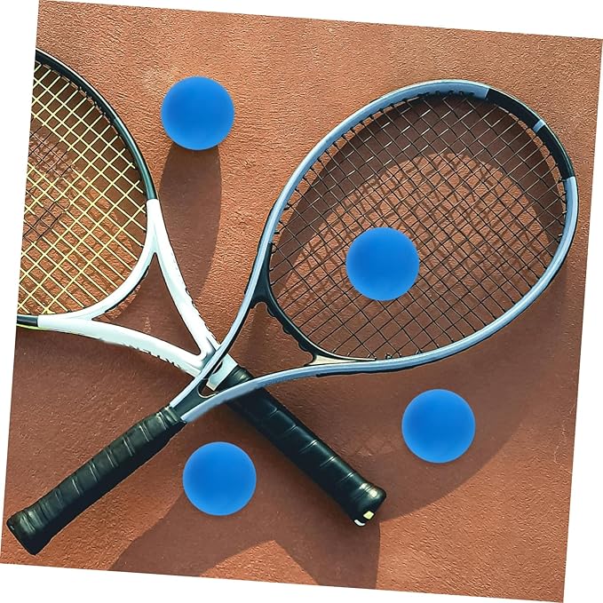 POPETPOP Bouncy Balls for Rubber Squash Training Balls for Reaction Improvement Coordination Practice Party