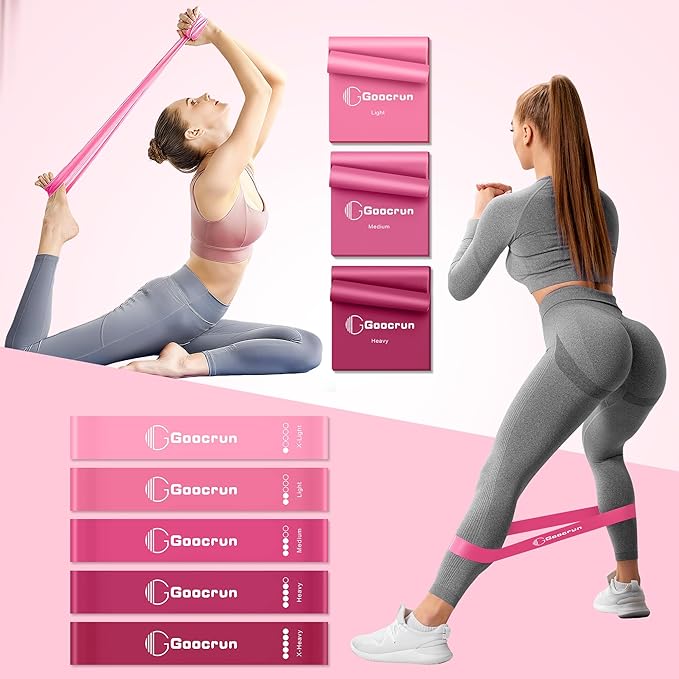 Pilates Ring Set Exercise Equipment, with Exercise Resistance Bands Set, Pilates Ball, Sliding Disks. Portable Home Gym - with Fitness Guide Poster