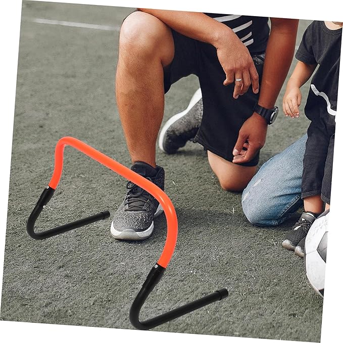 UPKOCH Wear-Resistant Agility Hurdle Plastic Training Equipment for Soccer Football Baseball and Track Convenient Folding Hurdle for Boys and Girls