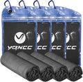 YQXCC Cooling Towels | 4 Pack 47"x12" | Ice Cool for Neck | Microfiber Soft Breathable Chilly | for Yoga, Sports, Golf, Gym, Camping, Running, Fitness, Workout & More Activities
