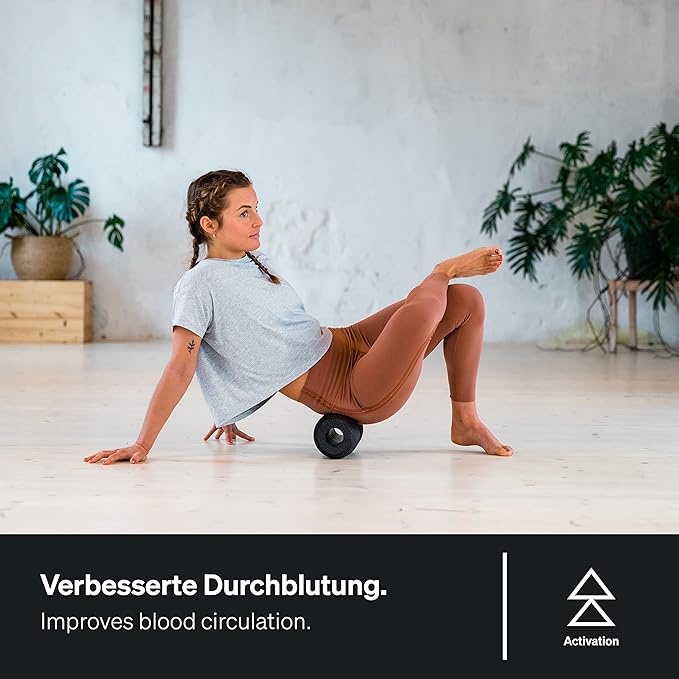 BLACKROLL - TWIN Foam Roller, Versatile Combination for Targeted Massage and Relief, Deep Tissue Massager for Back, Neck, and Muscle Recovery