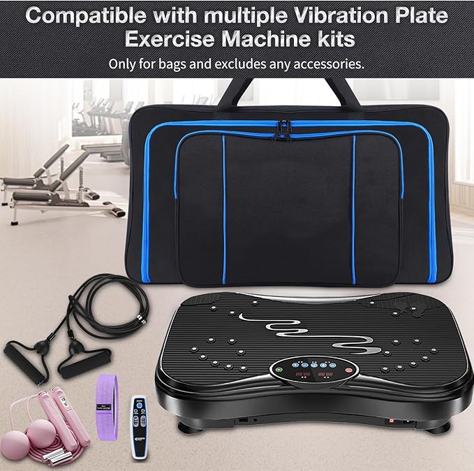 Carrying Bag Compatible with LifePro Vibrating Plate Exercise Machine Portable Storage Bag for AXV Vibration Fitness Platform,Vibration Plate Machine Carry Bag Fitness Equipment Accessories(Case Only)