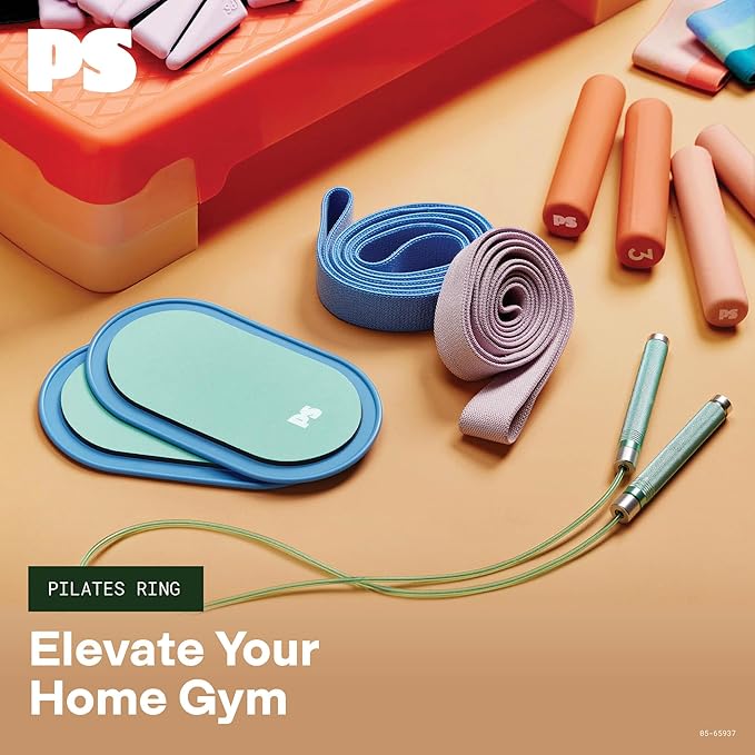 POPSUGAR Pilates Ring (15" Rose Pink/Berry, 1 lb), Dual-Grip Magic Circle Fitness Ring for Added Resistance, Tone, Sculpt & Strengthen Muscles, Pilates Ring Circle for Stretching & Home Gym Exercise