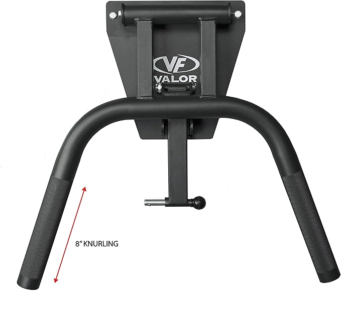 Valor Fitness Wall Mounted Dip Station - Foldable Triceps Dip Bars with Padded Handles for Home Gym Upper Body Strength Training - Supports Up to 400 lbs