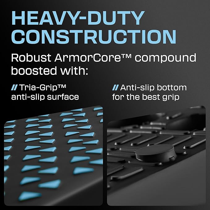 Squat Wedge Block Pair - Heel Elevated Squat Wedge for Deeper Squats, Heavy Lifting and Better Form - 17° Angle Exercise Wedges, Slant Board for Squats with Carry Backpack