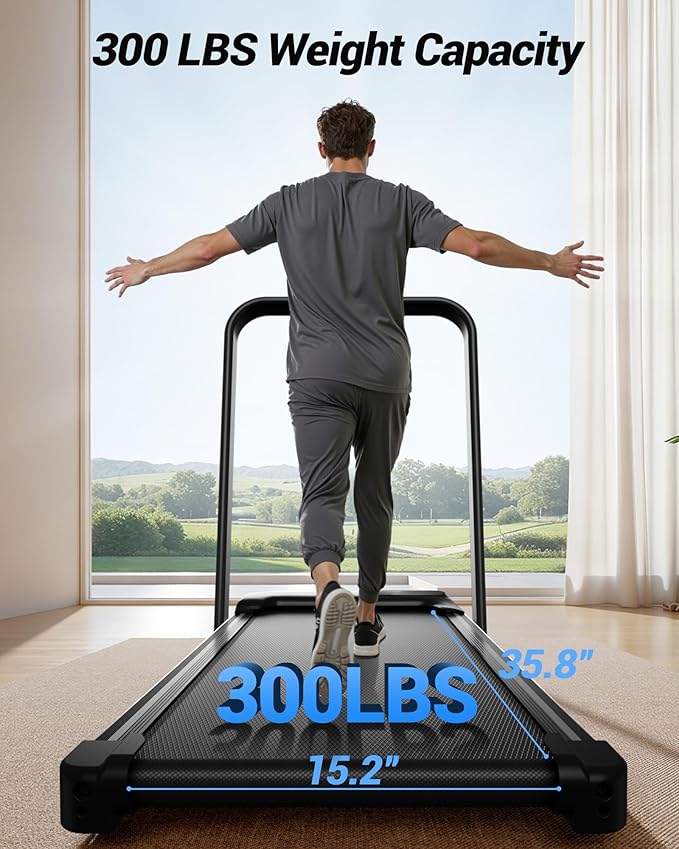 CURSOR FITNESS 3-in-1 Walking Pad Treadmill with 15% Incline 0.6-6.2MPH Foldable Quiet Walking Pad for Home Office 2.5HP Under Desk Compact Treadmill with 300LBS Capacity