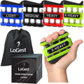 Finger Strengthener - Finger Exerciser for Forearm and Hand Strengthener - Hand Grip Workout Equipment for Musician, Rock Climbing and Therapy