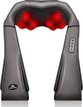 MagicMakers Neck Massager with Heat Gifts for Women, Men, Dad, Mom, Family, Friend, Mothers Day, Fathers Day, Christmas, Shiatsu Kneading Back Massager for Shoulder, Pain Relief, Muscle Soreness