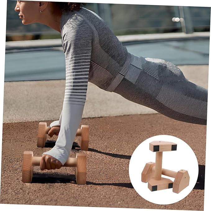 BESPORTBLE 2pcs Ergonomic Push-up Handles for Floor Strength Training Push-up Stands Gym Accessories