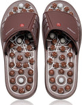 BYRIVER Blood Circulation Foot Massager for Healthy Leg Feet, Cold Leg Therapy Massage Tools, Healthcare Slippers Sandals Shoes, Gifts for Elderly Men Women Mom Dad (03XL)