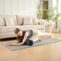 Meditation Cushion Bolster Pillow for Restorative Yoga – Supportive Cushion for Meditation, Pilates, and Relaxation – Filled with Buckwheat Hulls - Removable Cover