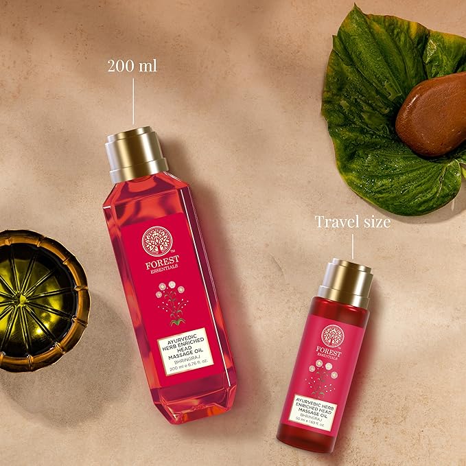 Forest Essentials Ayurvedic Herb Enriched Head Massage Oil - Bhring Raj 200ml Free Expedited Shipping!