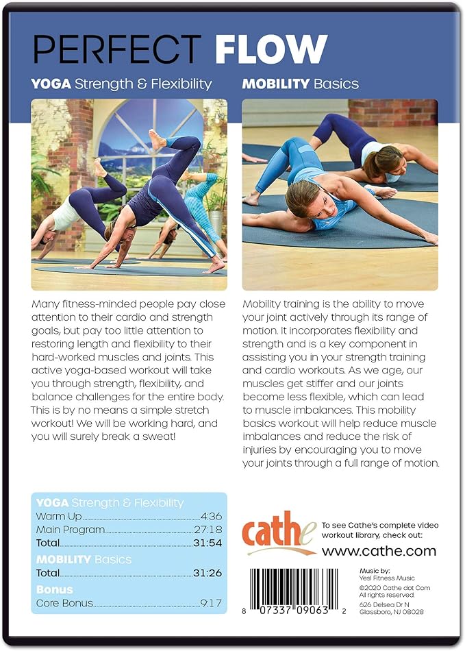 Cathe Perfect30 Perfect Flow Yoga & Mobility DVD