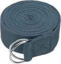 Yoga Strap for Stretching, Athletic Stretch Band with Adjustable Metal D Ring Buckle Yoga Bands