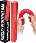 DMoose Fitness Flex Resistance Bar for Physical Therapy - Non-Slip Odorless Material, Exercise Bar for Tennis & Golfers Elbow Tendonitis Relief - Wrist and Forearm Strengthener & Grip Strength Trainer