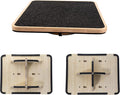 Adult Professional Wooden Balance Board - 350 lbs Non-Slip Balance Board Design, Suitable for Physical Therapy and Under-Desk Use, 2 Simple Setup Methods, Durable and Stable Wooden Board