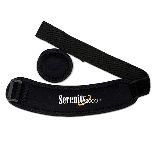 SERENITY2000 Magnetic Therapy Knee Band for Pain Relief and Patella Support, 4000 Gauss