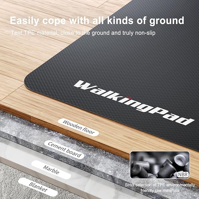 WalkingPad Exercise Equipment Mat Anti-slip Floor Protector for Walking Pad Treadmill
