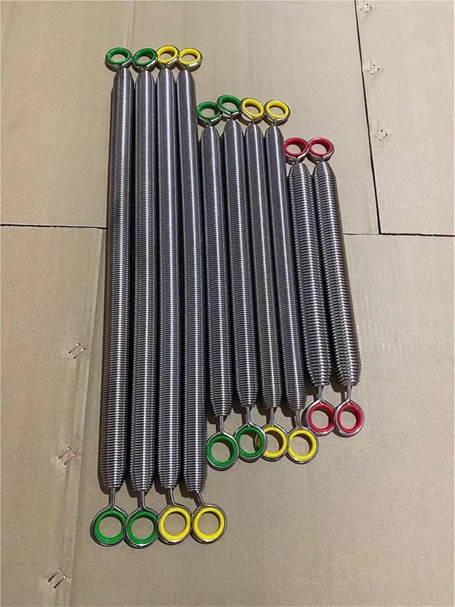 Pilates Pro Chair Springs 10PCS Pilates Reformer Pilate Equipment Accessories Yoga Heavy Duty Music Wire Steel Tension Springs