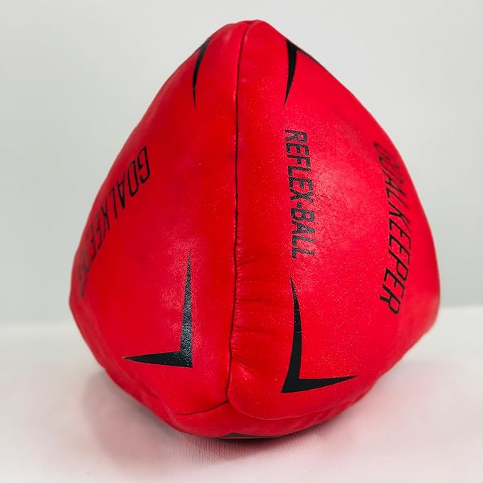 Goalkeeper Reflex Training Ball – Prisma Irregular Shape Soccer Goalie Reaction Ball for Reflex, Agility, Hand-Eye Coordination & Keeper Drills – Durable Bounce Trainer