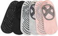 Gaiam Grippy Studio Yoga Socks for Extra Grip in Standard or Hot Yoga