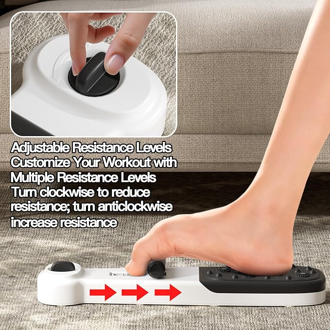 Foot Arch Trainer with Adjustable Resistance, Plantar Fasciitis Relief & Arch Support Strength, for Flat Feet, Foot Arch Exercise for Adults & Seniors