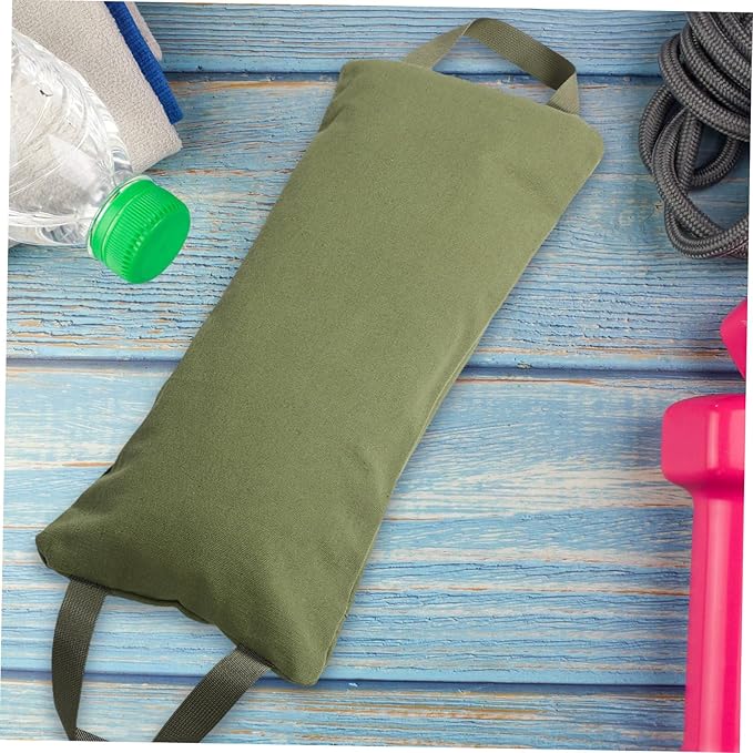Milisten 1pc Weight Capacity Fitness Sandbag Canvas Hanging Bag Yoga Gym Bag Workout Sandbags Handles