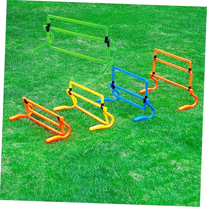 Removable Agility Hurdles for Soccer Training Detachable Exercise Barriers for Use for Football Drills and Speed Training Green Color
