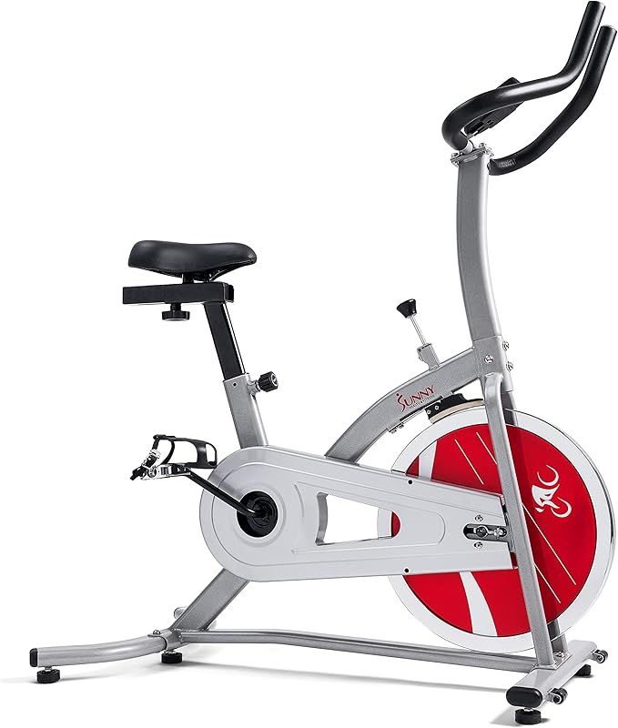 Sunny Health & Fitness Indoor Cycling Exercise Bike with LCD Monitor - SF-1203