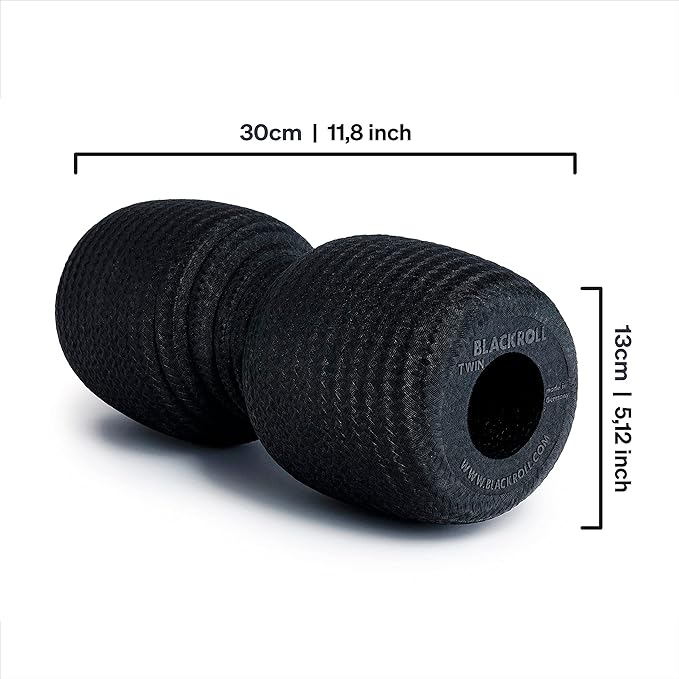 BLACKROLL - TWIN Foam Roller, Versatile Combination for Targeted Massage and Relief, Deep Tissue Massager for Back, Neck, and Muscle Recovery