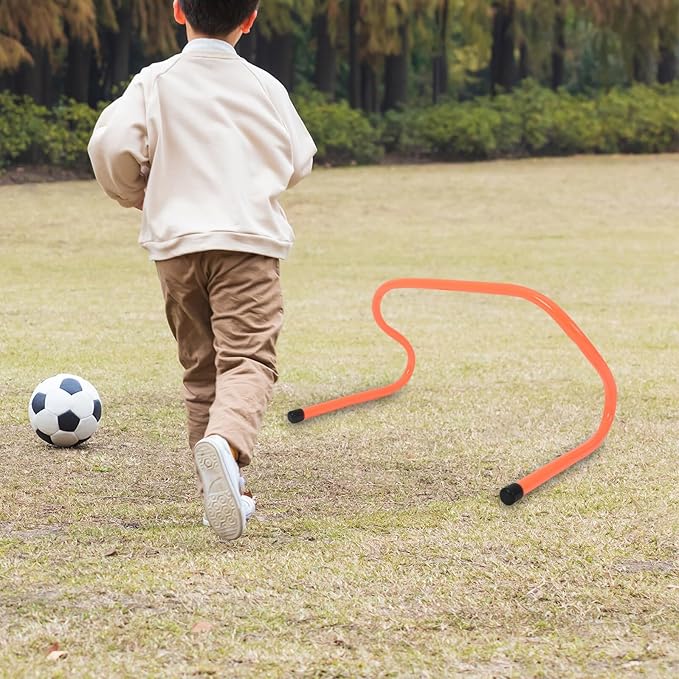 2pcs Training Plastic Agility Hurdles 23cm Wear-Resistant Speed Hurdles for Soccer Football Agility and Speed Training Equipment