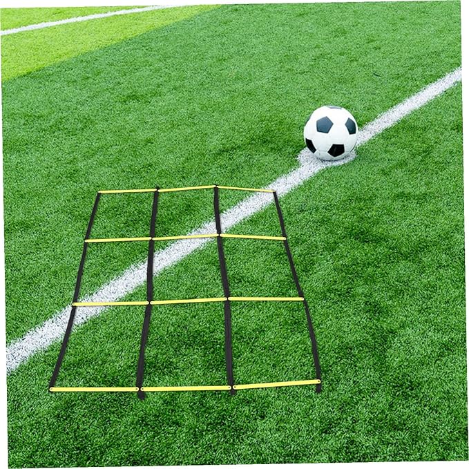 Lightweight Foldable Agility Ladder for Football and Soccer Speed Training Weather-Resistant Sports Ladder for Footwork Drills and Team Exercise
