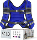 Weighted Vest for Women & Men with Reflective Stripe and Adjustable Buckle, Comfortable & Durable Rucking Vest for Walking, Running & Strength Training
