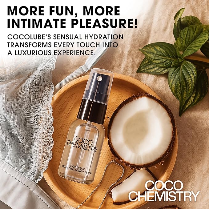 Cocolube Spray - 4oz Coconut Oil Hydrating Body and Massage Oil with SiliCLONE Technology, Lightweight, Non-Greasy Moisturizer for Skin and Hair, Silicone-Free, Travel Size, Ultimate and Comfort