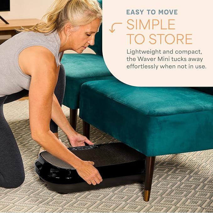 Lifepro Vibration Plate for Lymphatic Drainage – Whole Body Vibrating Platform Exercise Machine for Muscle Toning & Recovery with Remote Max Load 260 lb