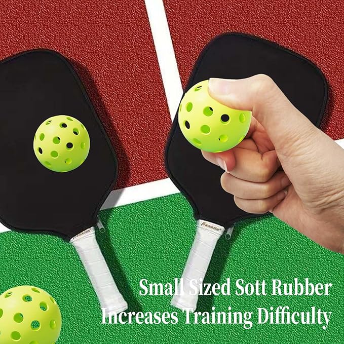 Mini Pickleball Practice Balls Warm Up Fast,Perfect Solo or Partner Gift for All Ages & Skills,Boost Reflexes & Hand-Eye