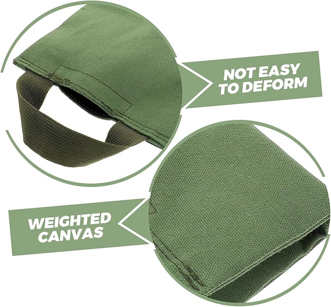 Happyyami 2kg Fillable Sandbags with Handle for Yoga and Fitness Empty Weight Training Bags for Dance and Exercise Canvas Construction