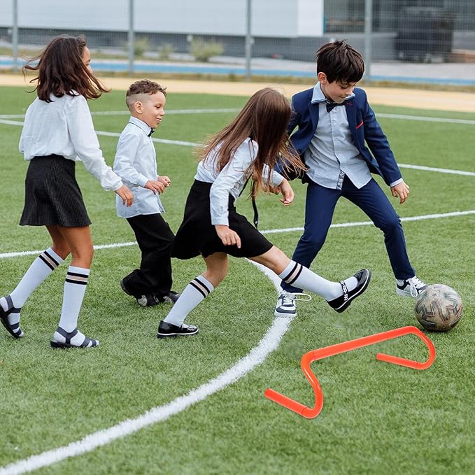 Cabilock Agility Training Hurdle for Portable Football Soccer Speed Hurdle Equipment for Outdoor Indoor Sports Training and Skill Development