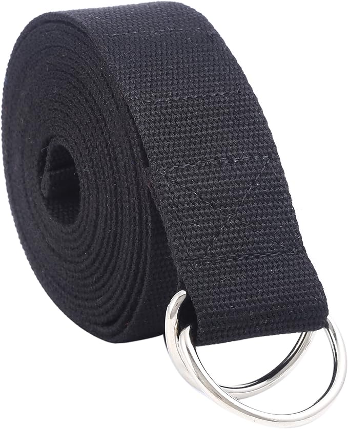 Gelante Fitness Exercise Yoga Strap - Durable Cotton 10 Feet Long
