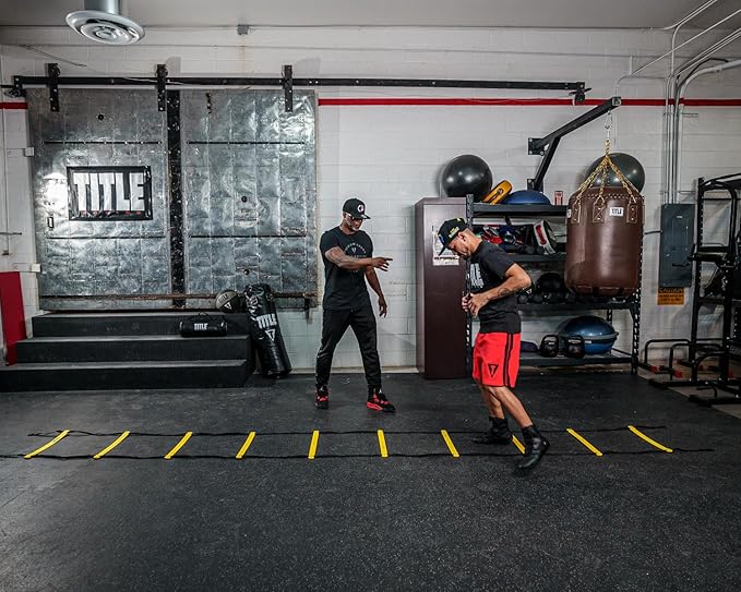 Title Boxing Speed & Agility Ladder - Agility Ladder, Speed Ladder, Boxing Training, Speed Training, Agility Training Equipment, Footwork Ladder, Sports Agility Ladders