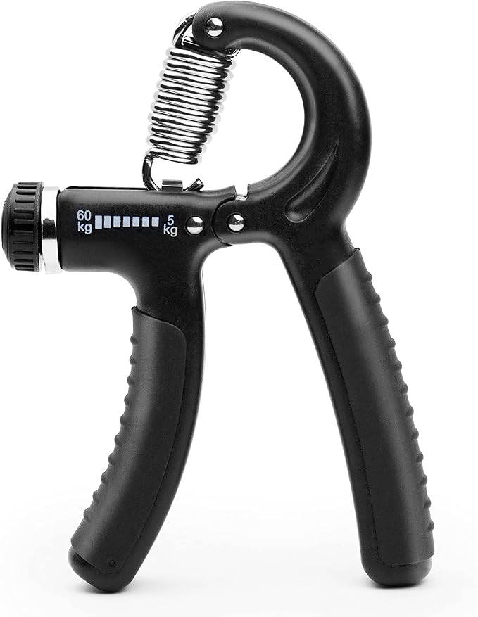5-60 kg Grip Strengthener Exerciser – Adjustable Hand Grips Strengthener with Stainless Steel Spring for Strong Wrists, Fingers, Forearm, Hands