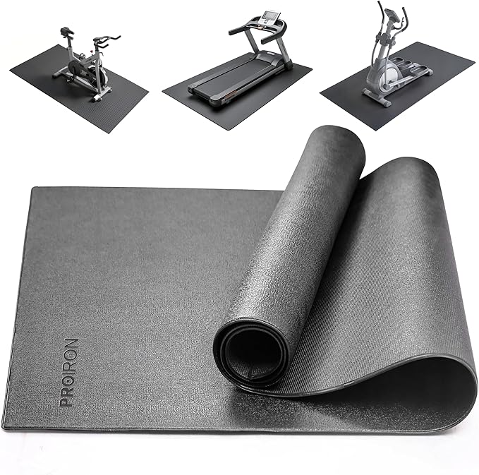 PROIRON Heavy Duty Exercise Equipment Mat, Treadmill Mat - 45"x32", 48"x24", 78"x36" - Floor Protector for Home Gym, Exercise Bike, Weight Bench, Rowing Machine, Cross Trainer