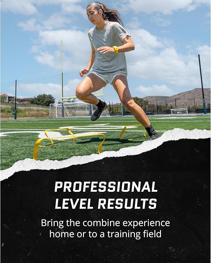 SKLZ Hyper Speed Athletic Training System – Wearable Sports Technology with Integrated Training Videos for Speed, Agility, and Vertical Jump Enhancement, Includes Tripod Phone Stand
