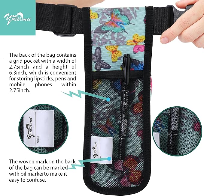 Massage Bottle Bag Massage Oil Bag Massage Therapist Holster Massage Lotion Holster Massage Oil Holster (YR-1KD-HuDie）