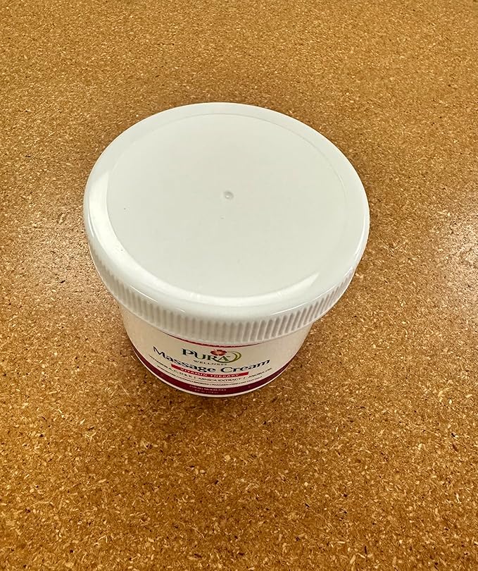 Vitamin Therapy 4 Fl oz Massage Cream, Vitamin E, Professional, Massage Therapy, Deep Tissue, Unscented, Hypoallergenic, Natural Ingredients, Skin Hydrating, Moisturizing, Muscle Relief