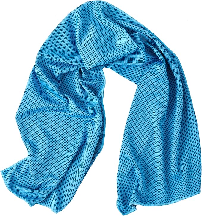SRsafety Cooling Towels for Sports,Strong Sweat Absorption Cooling Towels, High-Flexibility Cold Towel for Gym and Yoga. (Blue)