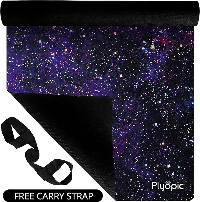 Plyopic. All In One Yoga Mat | Luxury Sweat-Grip Mat/Towel Combo | Ideal for Yoga, Hot Yoga, Bikram, Pilates, Workout & Exercise | Eco-Friendly Natural Rubber